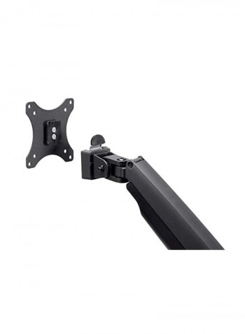 Adjustable Gas Spring Desk Mount Black
