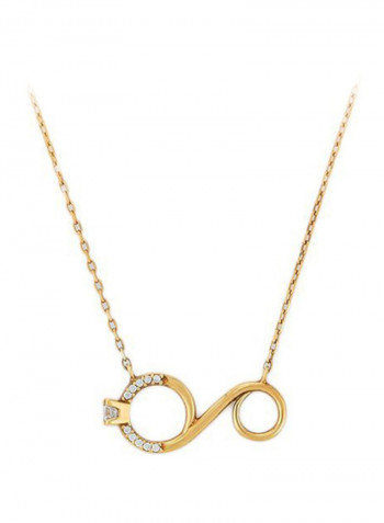 18 Karat Gold Sapphire Stone Necklace