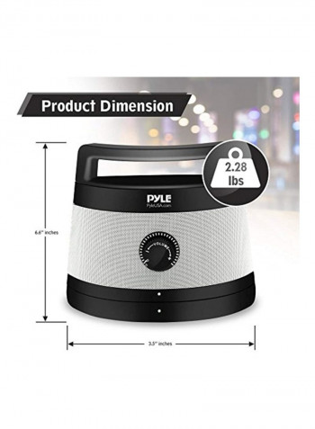Wireless Portable Speaker B0747VGC6C Black/White