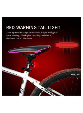 LED Bicycle USB Charging Safety Taillight