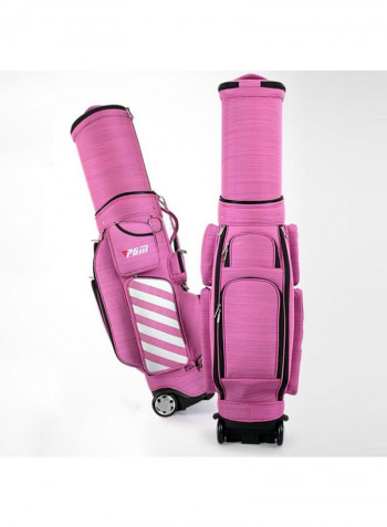 Multi-Functional Retractable Golf Ball Bag With Pulley 126x43x23cm