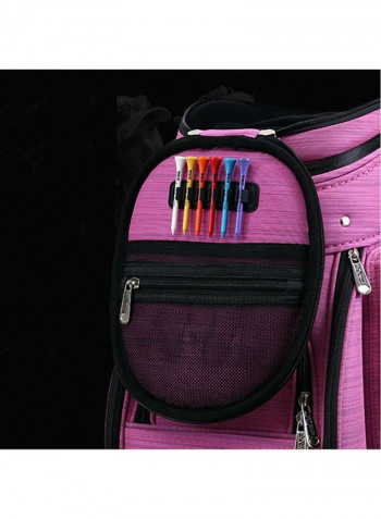 Multi-Functional Retractable Golf Ball Bag With Pulley 126x43x23cm