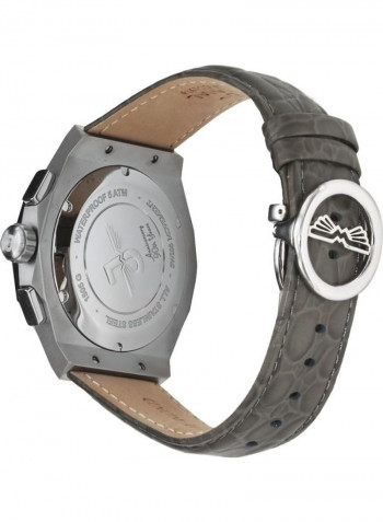 Men's Leather Analog Watch 1505GSLC60E