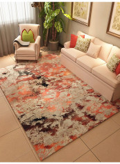 Abstract Painting Vibrant Carpet Multicolour 180x280centimeter