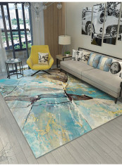 Modern Style Abstract Painting Carpet Multicolour 160x230centimeter