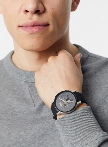 Men's Peak Water Resistance Silicone Chronograph Watch 1513759