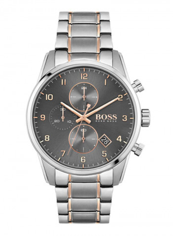 Men's Skymaster Water Resistance Stainless Steel Chronograph Watch 1513789