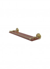 Monte Carlo Collection Wooden Bathroom Shelve Brown 22inch