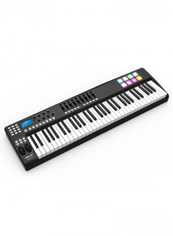 61-Key MIDI Controller Keyboard With USB Cable