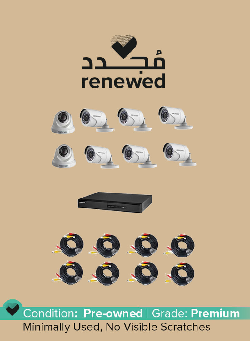 Renewed - 8-Channel Turbo HD DVR Surveillance Camera Kit Set