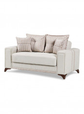 2 Seater Fabric Sofa Beige