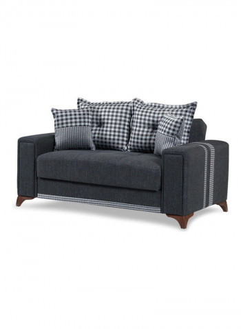 2 Seater Fabric Sofa Grey