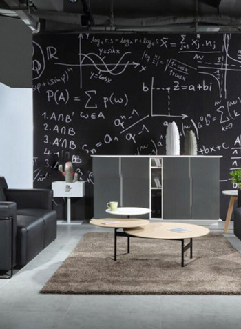 Mdf Coated Coffee Table Beige/Grey/Black 1255x450x855centimeter
