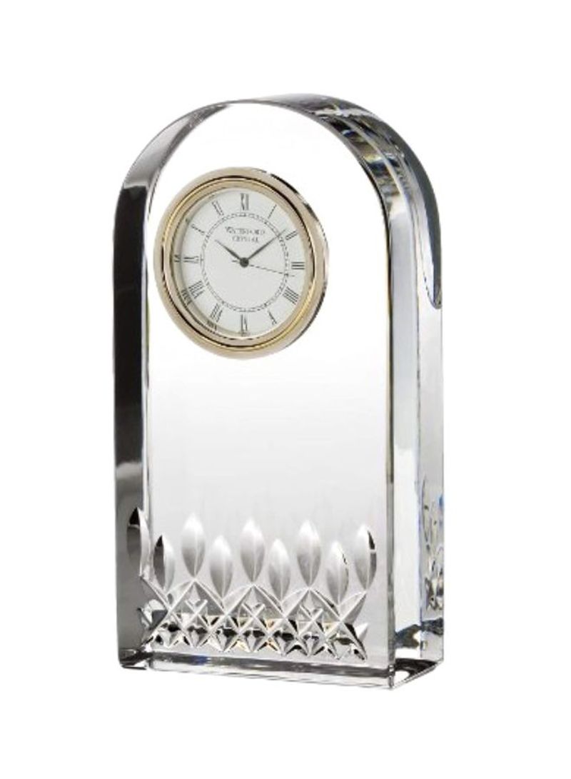 Crystal Desk Clock Clear 1.3x2.8x5.4inch