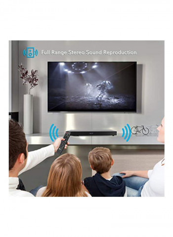 Bluetooth TV Soundbar System Kit PSBV620BT Black