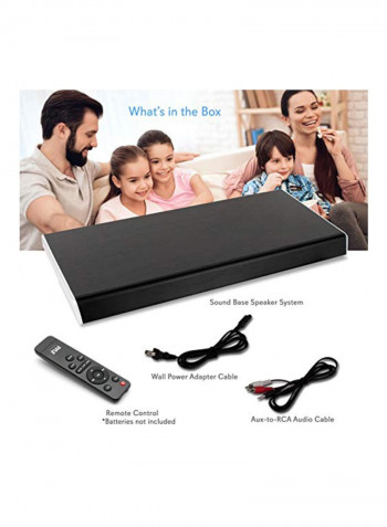 Bluetooth TV Soundbar System Kit PSBV620BT Black