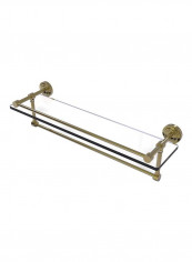 Gallery Towel Bar Glass Shelf Clear/Gold 22inch reviews Gallery Towel Bar Glass Shelf Clear/Gold 22inch