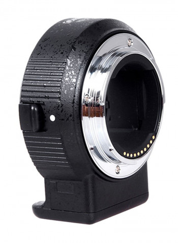 Auto Focus Vr Adjustable Aperture Exposure Adapter Ring Black/Silver