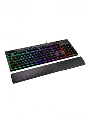 Strix Flare Mechanical Gaming Keyboard With Detachable Wrist Rest Black