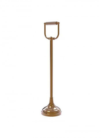 Toilet Tissue Stand Brushed Bronze 6x5.5x26inch