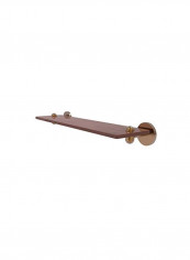 Tango Collection Wooden Bathroom Shelf Brown 22inch