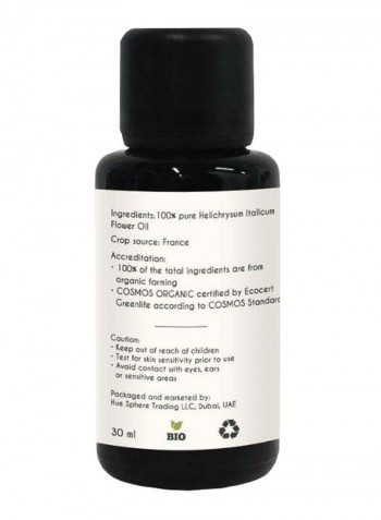 Organic Helichrysum Immortelle Essential Oil 30ml