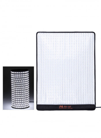 Studio Photography Rollable LED Video Light Panel Black/White