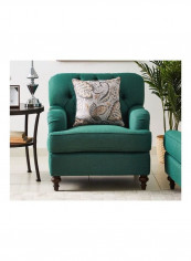 Dorothy 1-Seater Sofa With Cushion Green