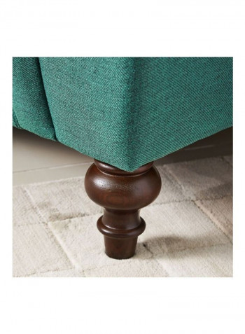 Dorothy 1-Seater Sofa With Cushion Green