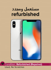 Refurbished - iPhone X With FaceTime Silver 64GB 4G LTE