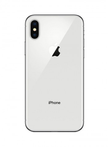 Refurbished - iPhone X With FaceTime Silver 64GB 4G LTE