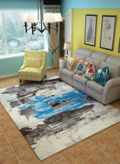 Anti-Skid Printed Carpet Multicolour 180x280centimeter
