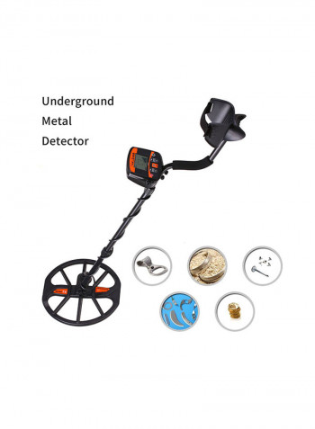 Underground High Sensitivity Metal Detector Black 54x14x36centimeter