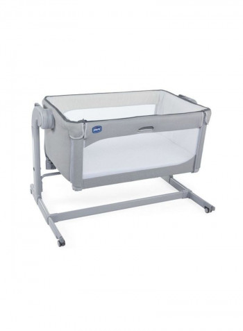 Next 2 me Magic Crib 0m-6m - Cool Grey