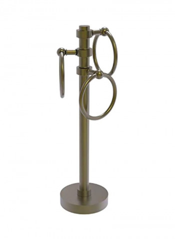 Three Ring Towel Holder Gold 5x8x15inch
