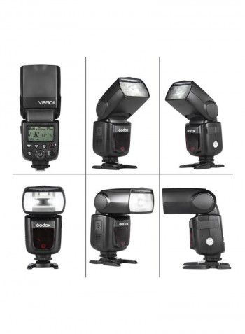 HSS Speedlite Camera Flash For Canon/Nikon/Pentax/Olympas DSLR Cameras 190x64x76millimeter Black