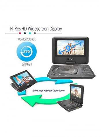 Portable DVD And CD Player PDH9 Black