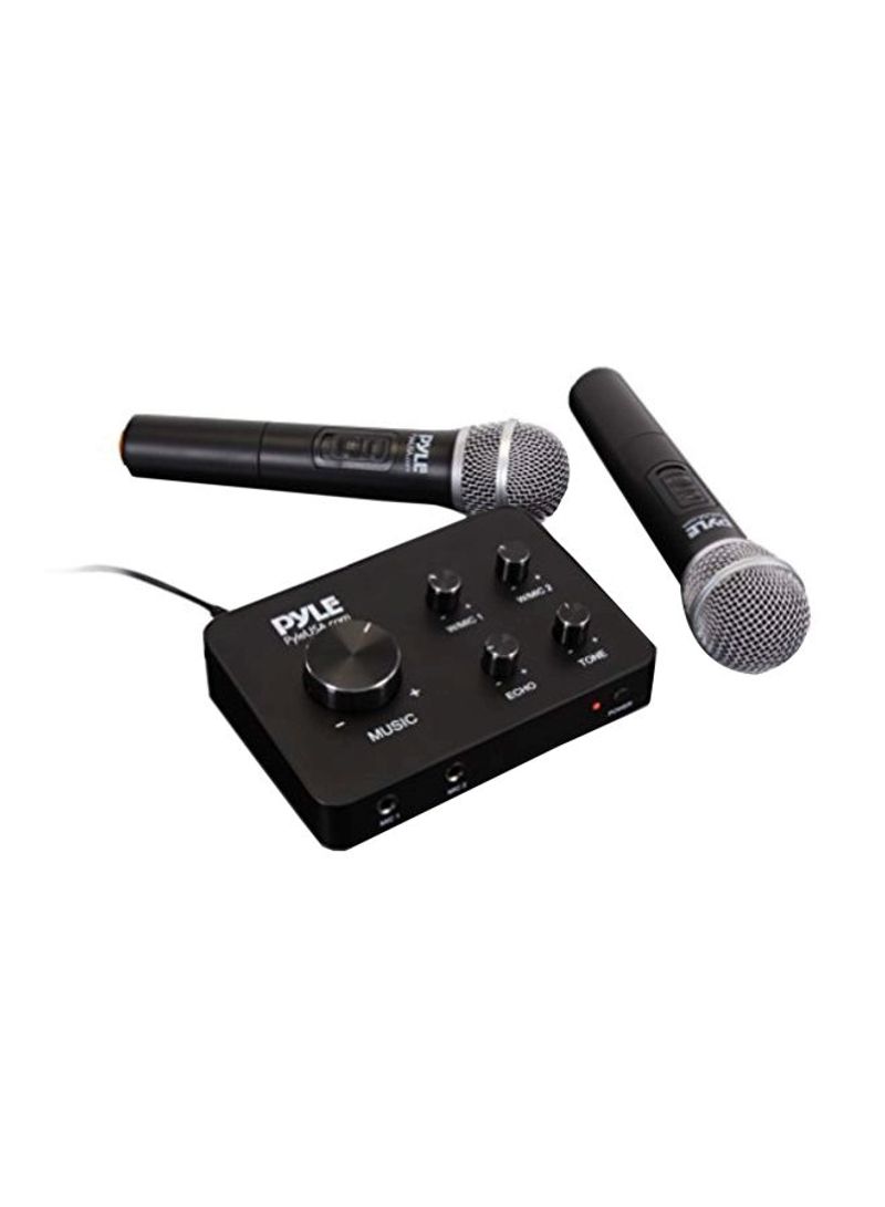 Portable Home Theater Karaoke Mixer System B075J3Z92J Black/Silver