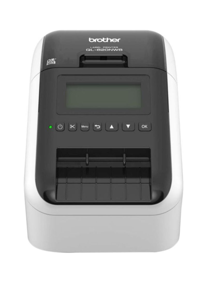 Wireless High-Speed Label Printer Black/White