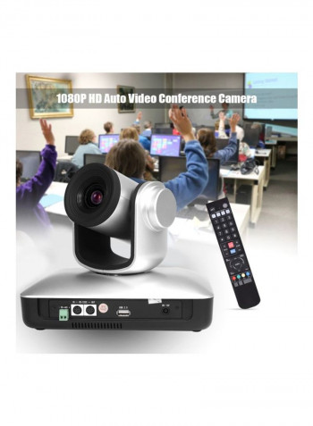 HD Video Conference Webcam 28x25x26.2centimeter Silver/Black