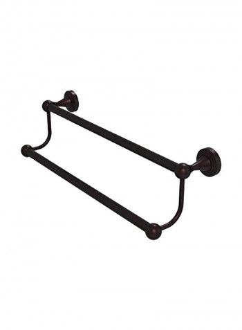 Sag Harbor Collection Double Towel Bar Brown 18inch