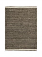 Flatwoven Handmade Area Rug Brown 240 x 170centimeter