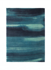 High Pile Area Rug Blue 240 x 170centimeter