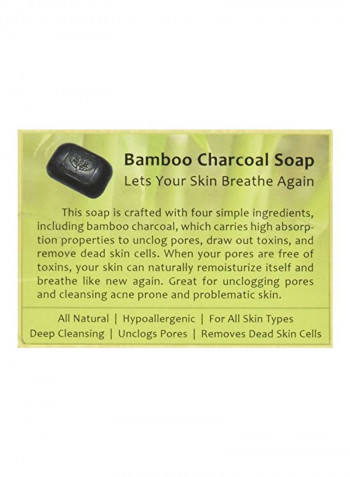 Pack of 3 Bamboo Charcoal Soap Set 100g