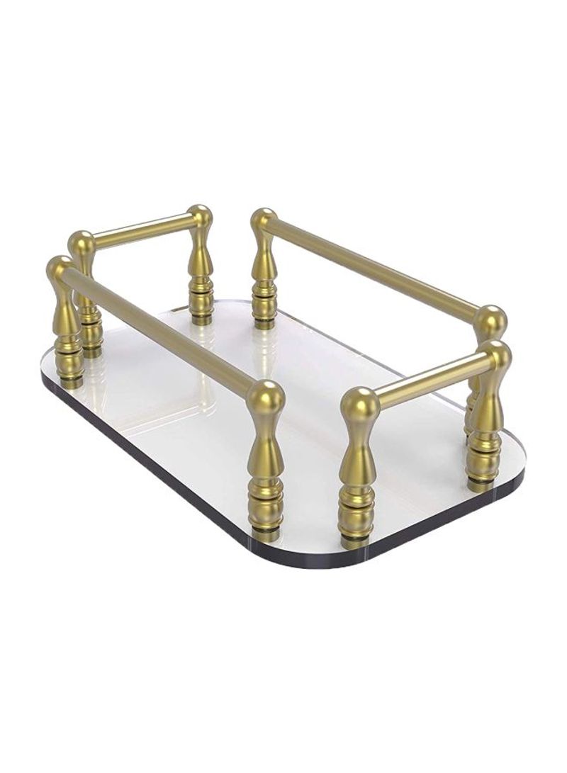 Brass Towel Holder Gold/Clear
