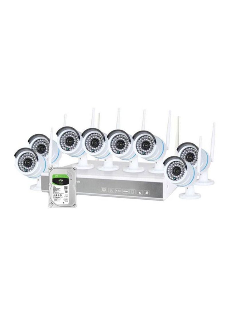 8-Channel CCTV Camera System