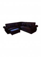Mab Arabic Majlis Sofa Brown 250x80x94cm