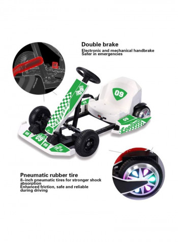 Crazy Drift Electric Ride-On Kart 80x60x50cm