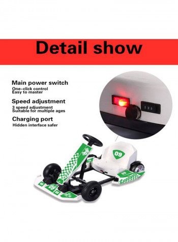 Crazy Drift Electric Ride-On Kart 80x60x50cm