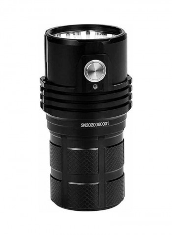 LED Flashlight Black 4.72x2.8x1.94inch